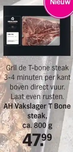 Allerhande AH Vakslager T Bone steak aanbieding