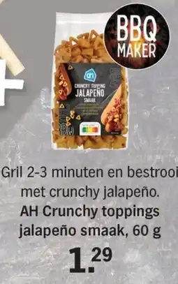 Allerhande AH Crunchy toppings jalapeño smaak aanbieding