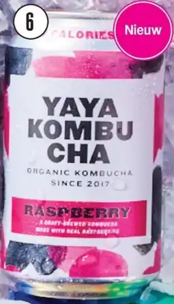 Allerhande Yaya Kombucha raspberry aanbieding