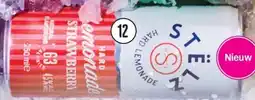 Allerhande Stëlz Hard Lemonade Strawberry aanbieding