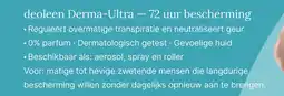 De Online Drogist deoleen Derma-Ultra - 72 uur bescherming aanbieding