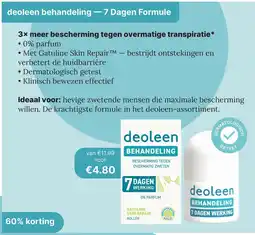 De Online Drogist deoleen Behandeling - 7 Dagen Formule aanbieding