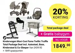 Van Asten BabySuperstore Kinderwagen Maxi-Cosi Fame Twillic Truffle aanbieding