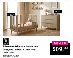 Van Asten BabySuperstore Babykamer Belmond + Lauren Sand aanbieding