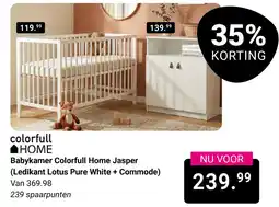 Van Asten BabySuperstore Babykamer Colorfull Home Jasper aanbieding