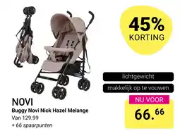 Van Asten BabySuperstore Buggy Novi Nick Hazel Melange aanbieding