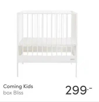 Baby & Tiener Coming Kids box Bliss aanbieding