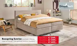 Woonsquare Boxspring Sunrise aanbieding