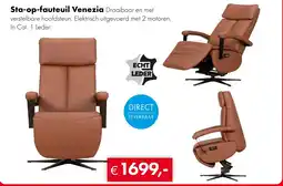 Woonsquare Sta-op-fauteuil Venezia aanbieding