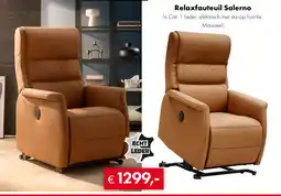 Woonsquare Relaxfauteuil Salerno aanbieding
