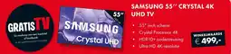 Woonsquare Gratis tv samsung 55" crystal 4k uhd tv aanbieding