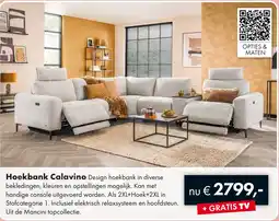 Woonsquare Hoekbank Calavino aanbieding