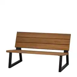 Wehkamp WOOOD Tuinbank Banco hout/metaal aanbieding