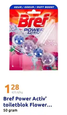 Action Bref Power Activ' toiletblok Flower Sensation aanbieding