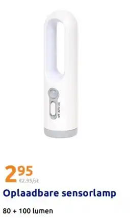 Action Oplaadbare sensorlamp aanbieding