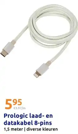 Action Prologic laad en datakabel 8-pins aanbieding