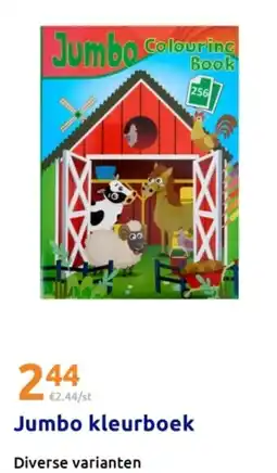 Action Jumbo kleurboek aanbieding