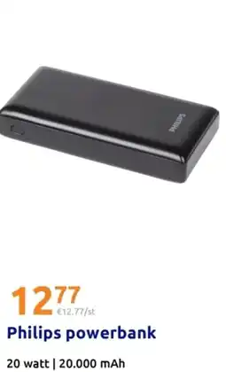 Action Philips powerbank aanbieding