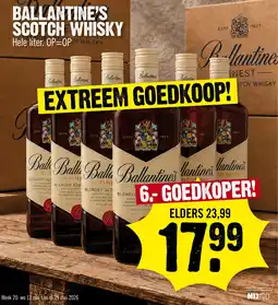 Super Dirck 3 Ballantine's scotch whisky aanbieding
