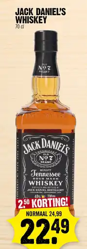 Super Dirck 3 Jack daniel's whiskey aanbieding