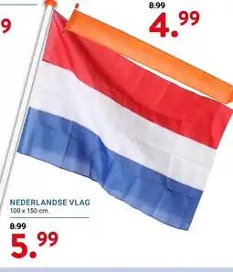 Kluswijs Nederlandse vlag aanbieding