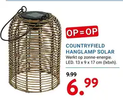 Kluswijs Countryfield hanglamp solar aanbieding