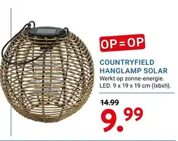 Kluswijs Countryfield hanglamp solar aanbieding
