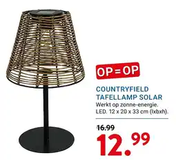 Kluswijs Countryfield tafellamp solar aanbieding
