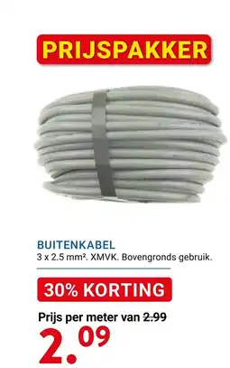 Kluswijs Buitenkabel aanbieding