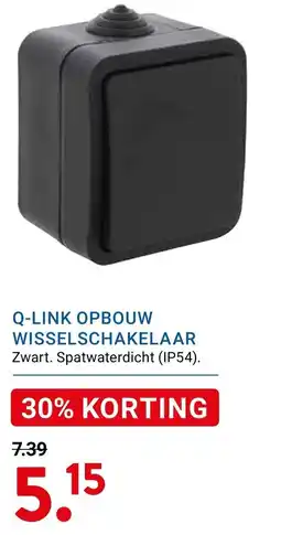 Kluswijs Q-link opbouw wisselschakelaar aanbieding