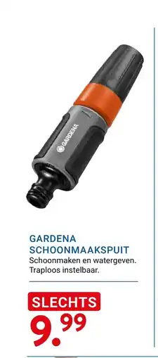 Kluswijs Gardena schoonmaakspuit aanbieding