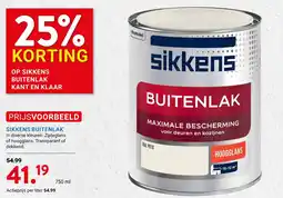 Kluswijs Sikkens buitenlak aanbieding
