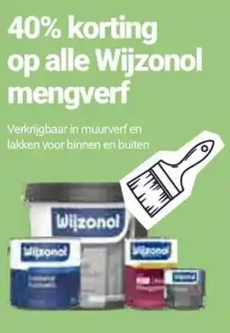 Inter Chalet Wijzonol mengverf aanbieding