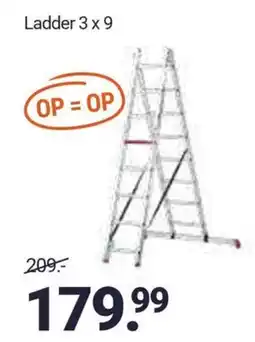 Inter Chalet Ladder 3 x 9 aanbieding