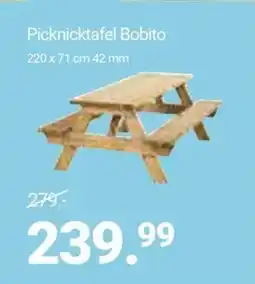 Inter Chalet Picknicktafel Bobito aanbieding