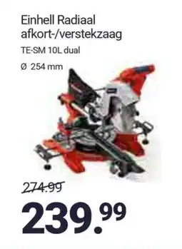 Inter Chalet Einhell Radiaal afkort-/verstekzaag aanbieding