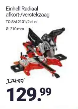 Inter Chalet Einhell Radiaal afkort-/verstekzaag aanbieding