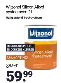 Inter Chalet Wijzonol Silicon Alkyd systeemverf aanbieding