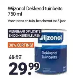 Inter Chalet Wijzonol Dekkend tuinbeits aanbieding