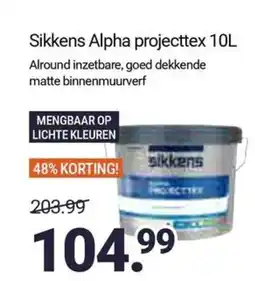 Inter Chalet Sikkens Alpha projecttex aanbieding