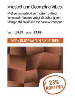 Inter Chalet Vliesbehang Geometric Vibes aanbieding