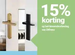 Inter Chalet Op het binnendeurbeslag van diffrenz aanbieding