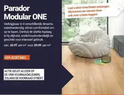Inter Chalet Parador modular one aanbieding