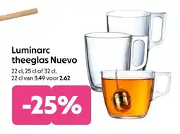 AllesZ Luminarc theeglas Nuevo aanbieding