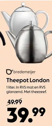 AllesZ Bredemeijer Theepot London aanbieding