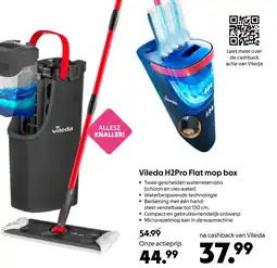 AllesZ Vileda H2Pro Flat mop box aanbieding