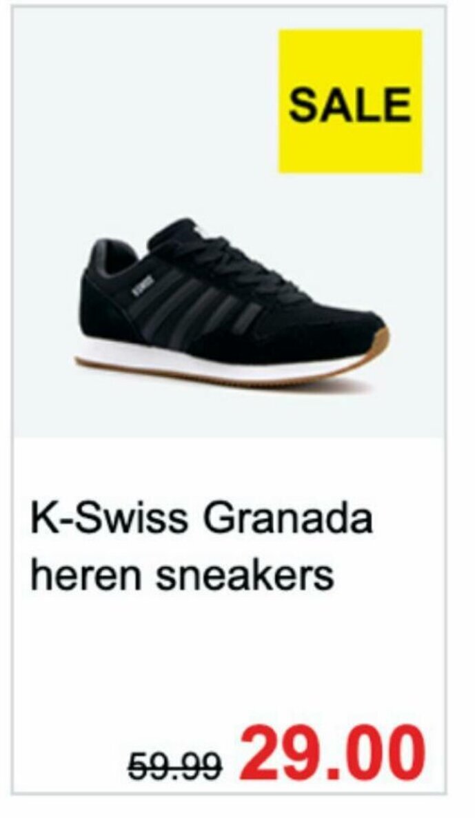 K-Swiss Granada heren sneakers online bestellen | Scapino