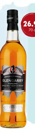 uw topSlijter Glengarry highland single malt aanbieding