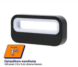 Action Oplaadbare wandlamp aanbieding