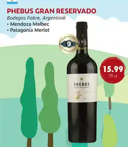 uw topSlijter Phebus gran reservado aanbieding